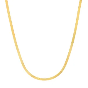 14K Yellow Gold 5.25MM Herringbone Chain