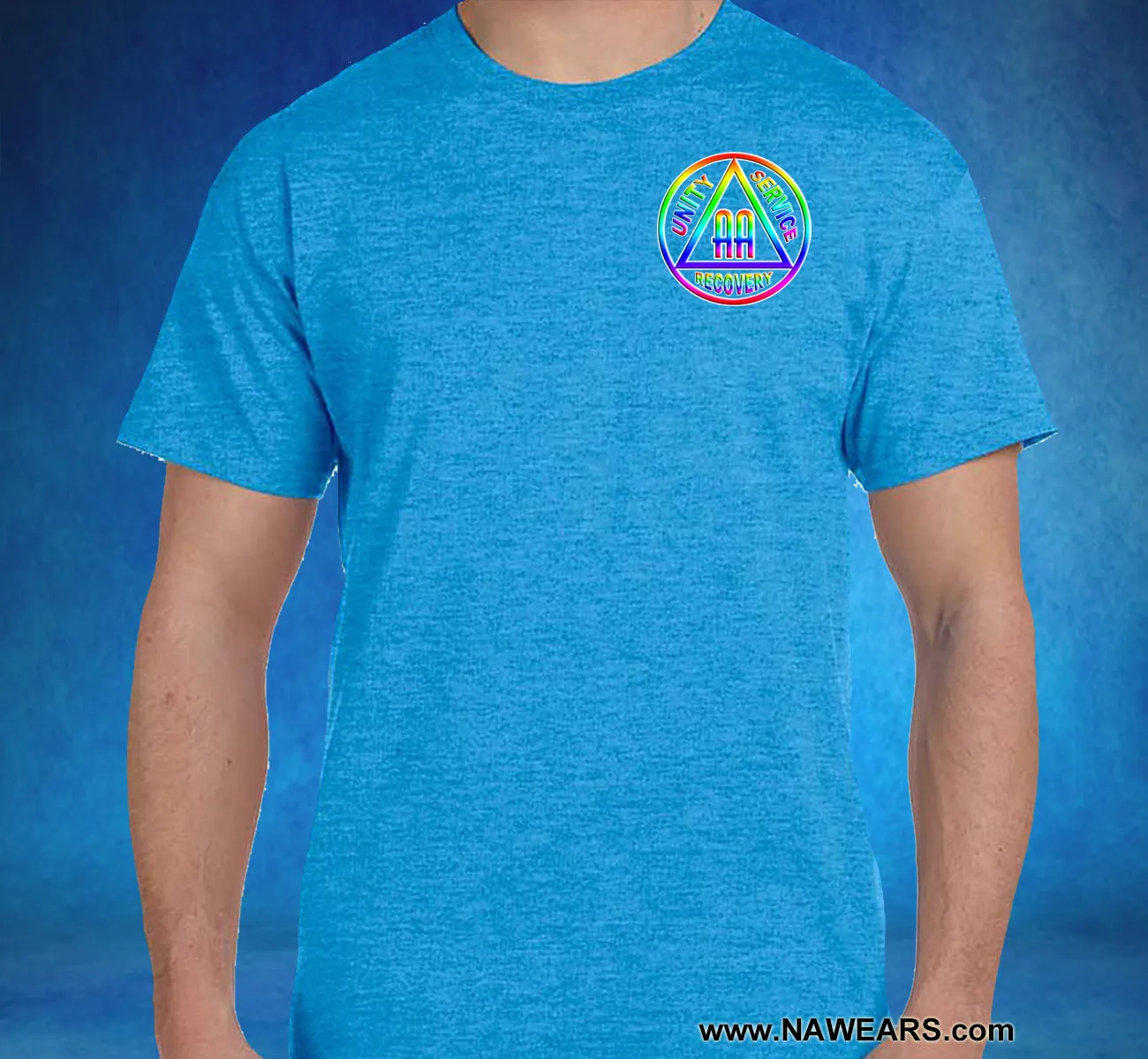 AA - 4" AA Rainbow Symbol Tee