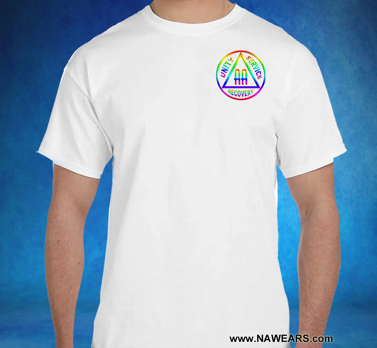 AA - 4" AA Rainbow Symbol Tee