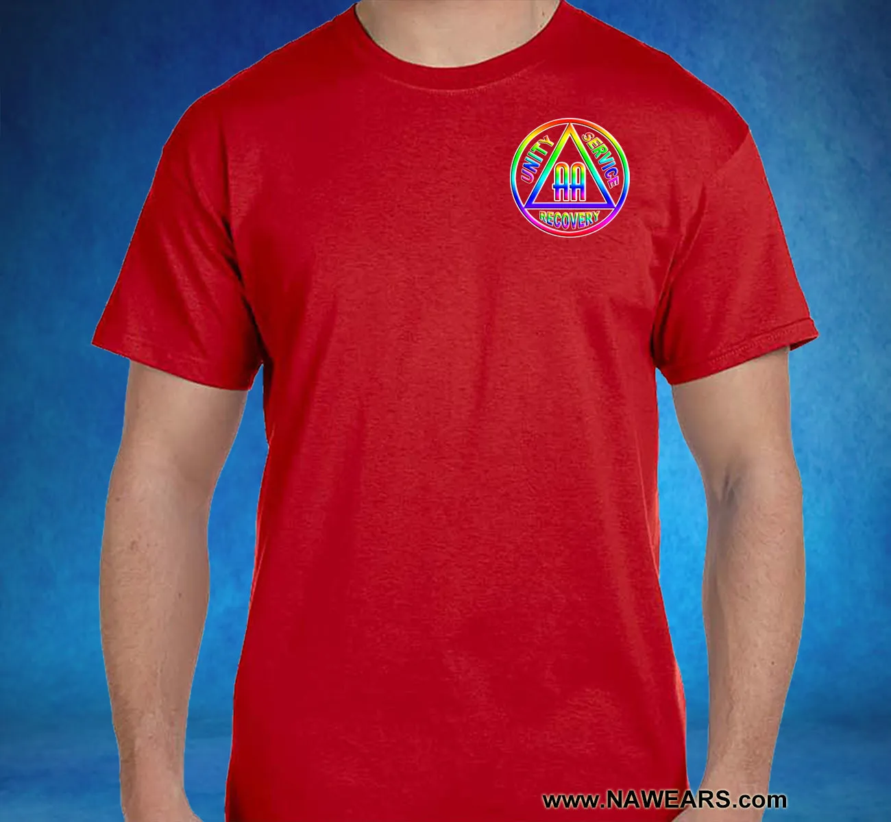 AA - 4" AA Rainbow Symbol Tee