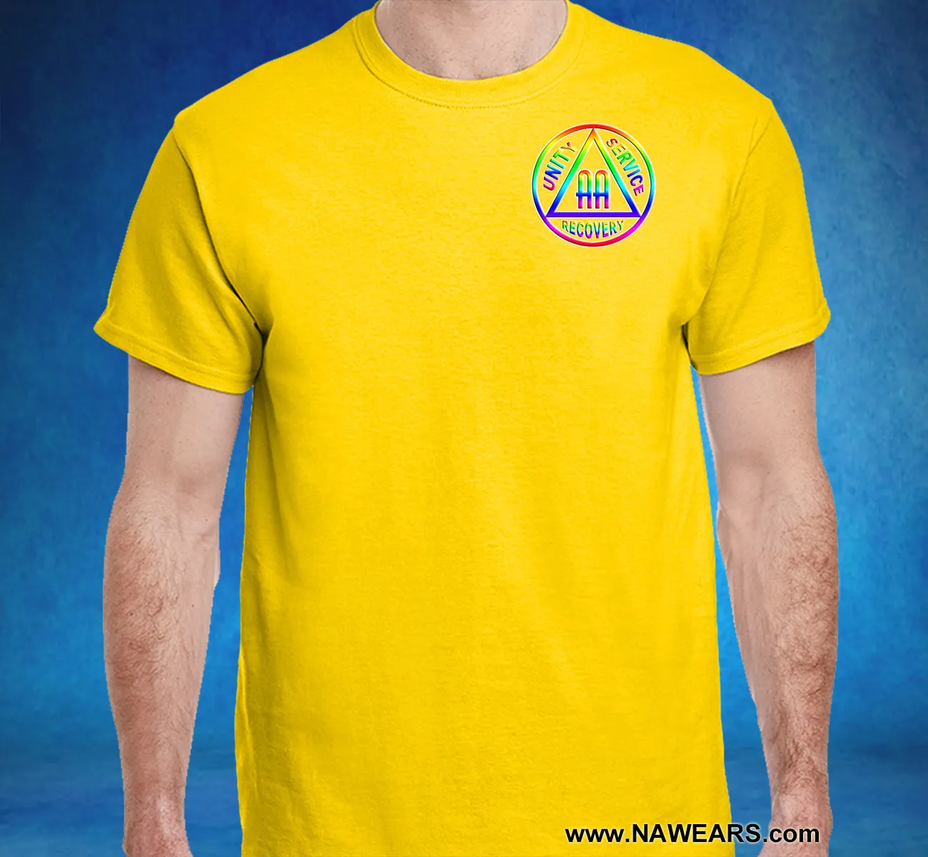 AA - 4" AA Rainbow Symbol Tee