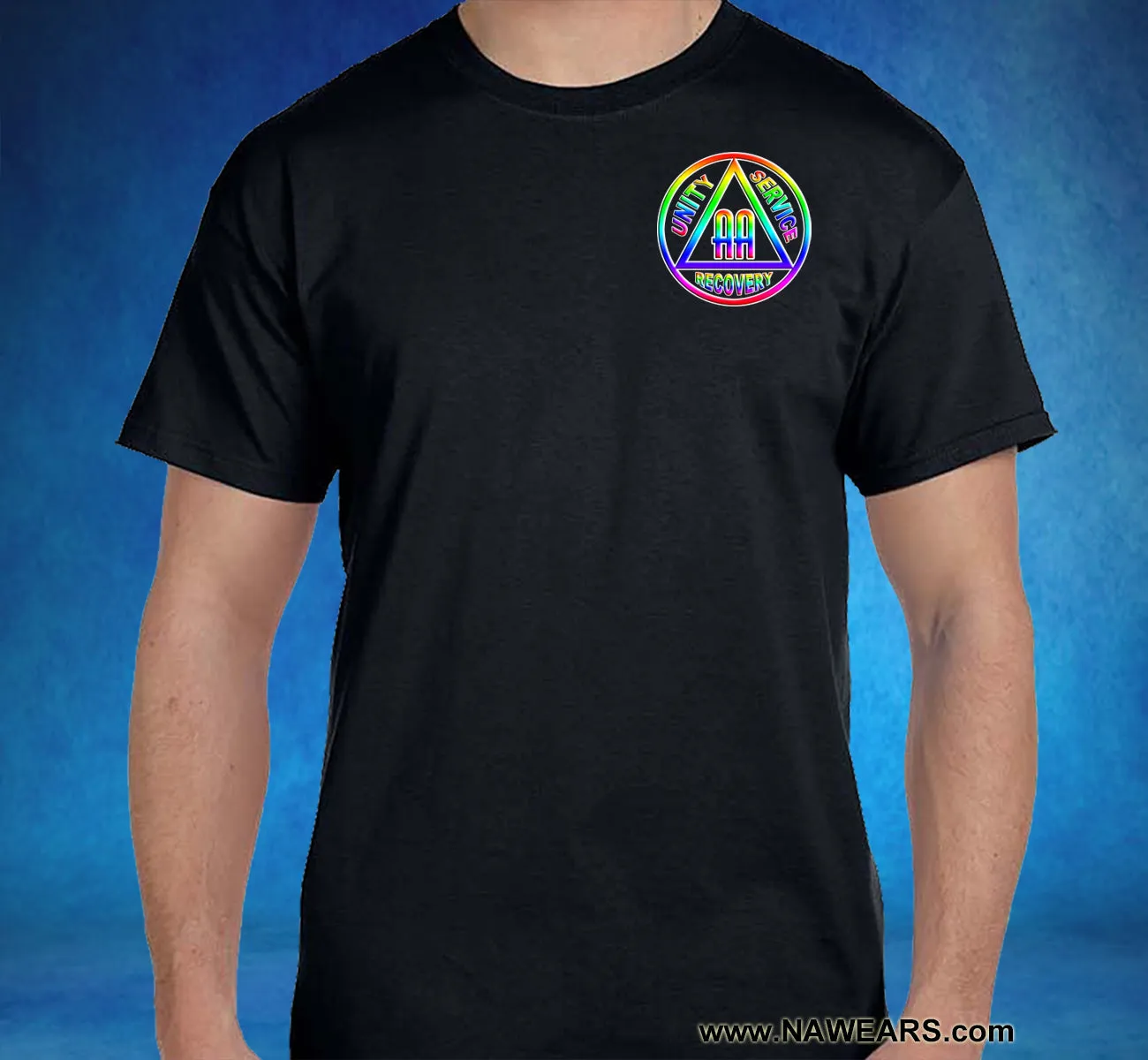 AA - 4" AA Rainbow Symbol Tee