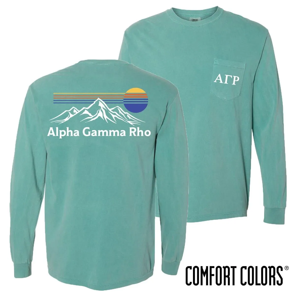 AGR Retro Mountain Comfort Colors Tee