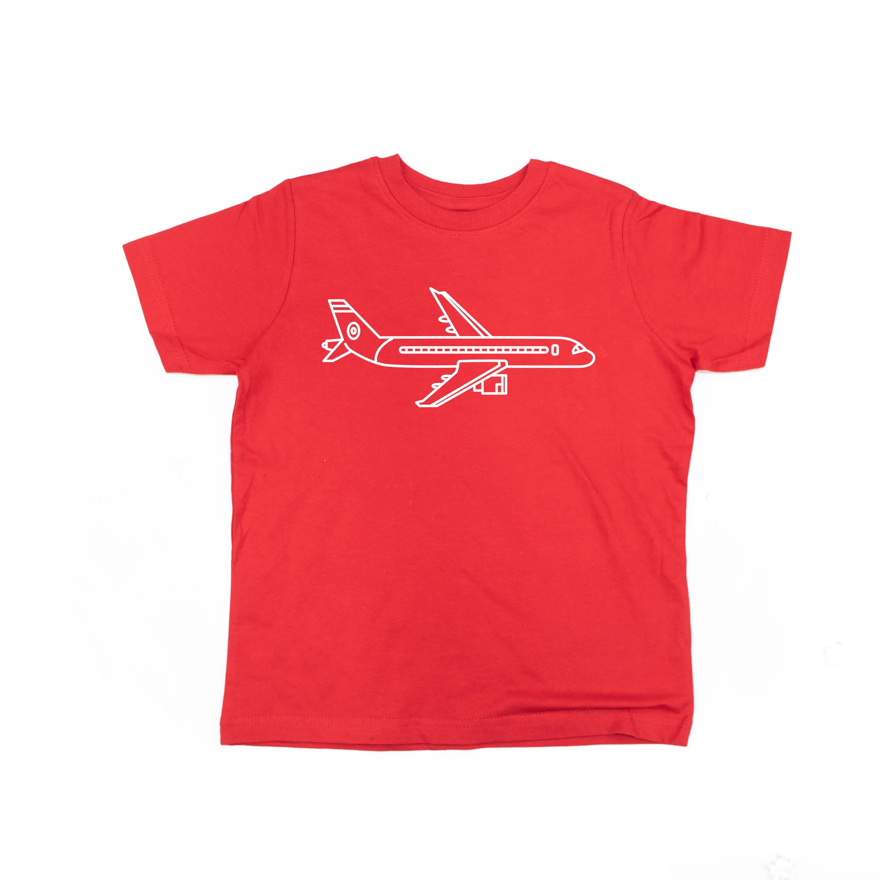 AIRPLANE - Minimalist Design - Short Sleeve Child Shirt