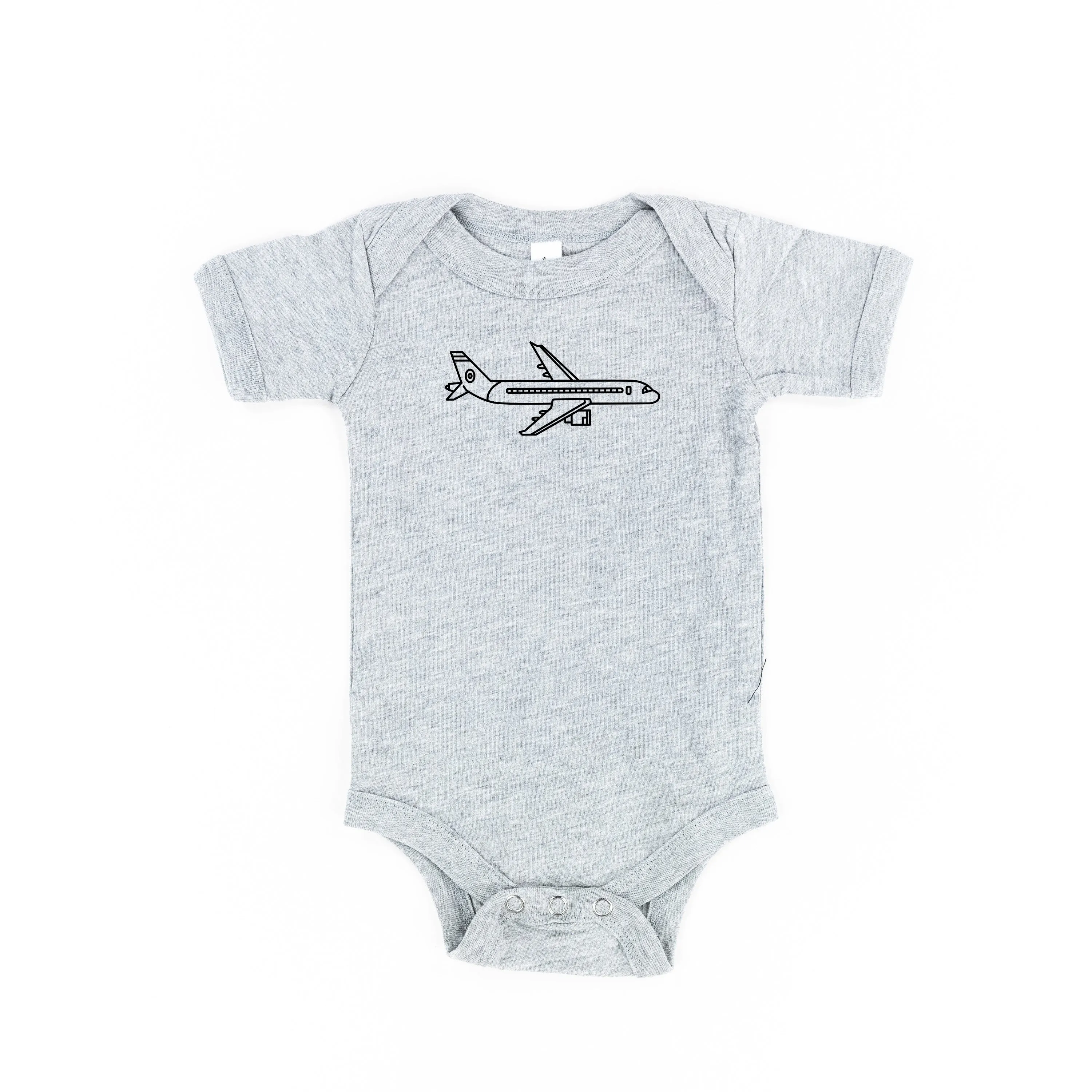 AIRPLANE - Minimalist Design - Short Sleeve Child Shirt