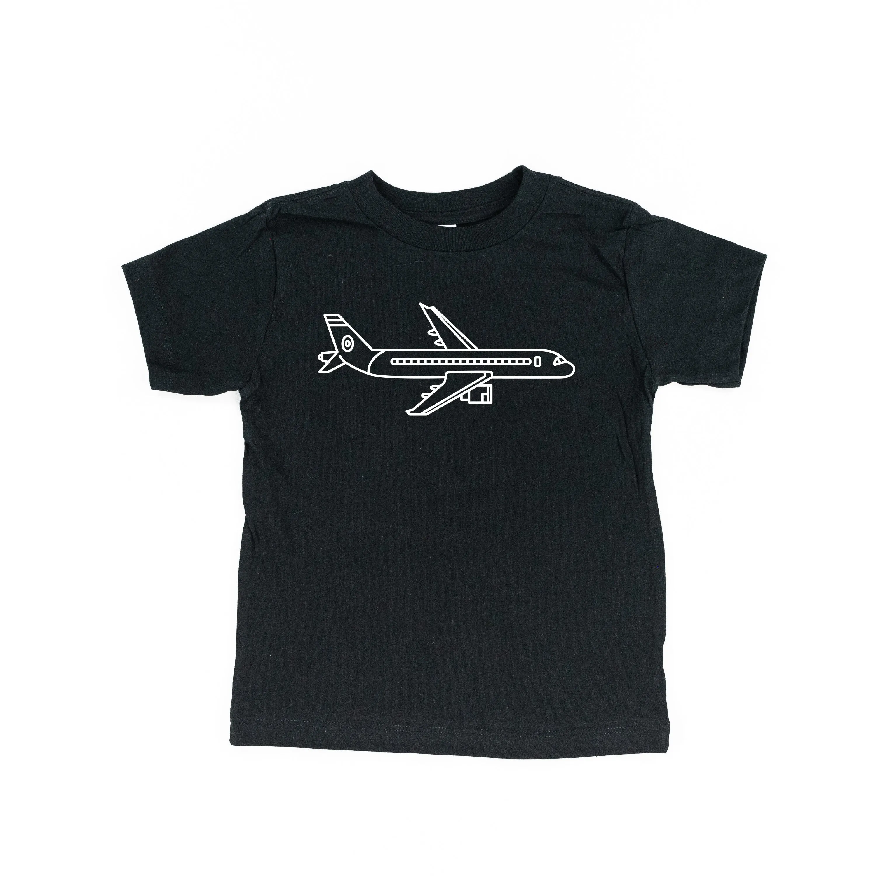 AIRPLANE - Minimalist Design - Short Sleeve Child Shirt