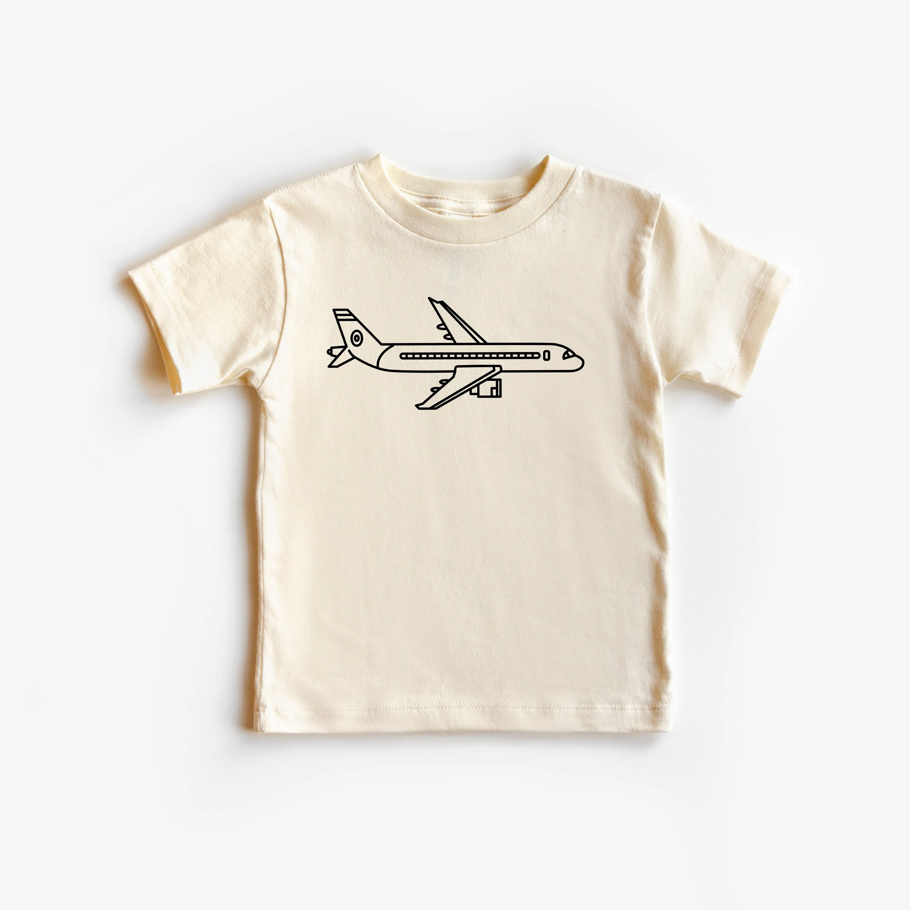 AIRPLANE - Minimalist Design - Short Sleeve Child Shirt