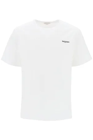 Alexander mcqueen reflected logo t-shirt