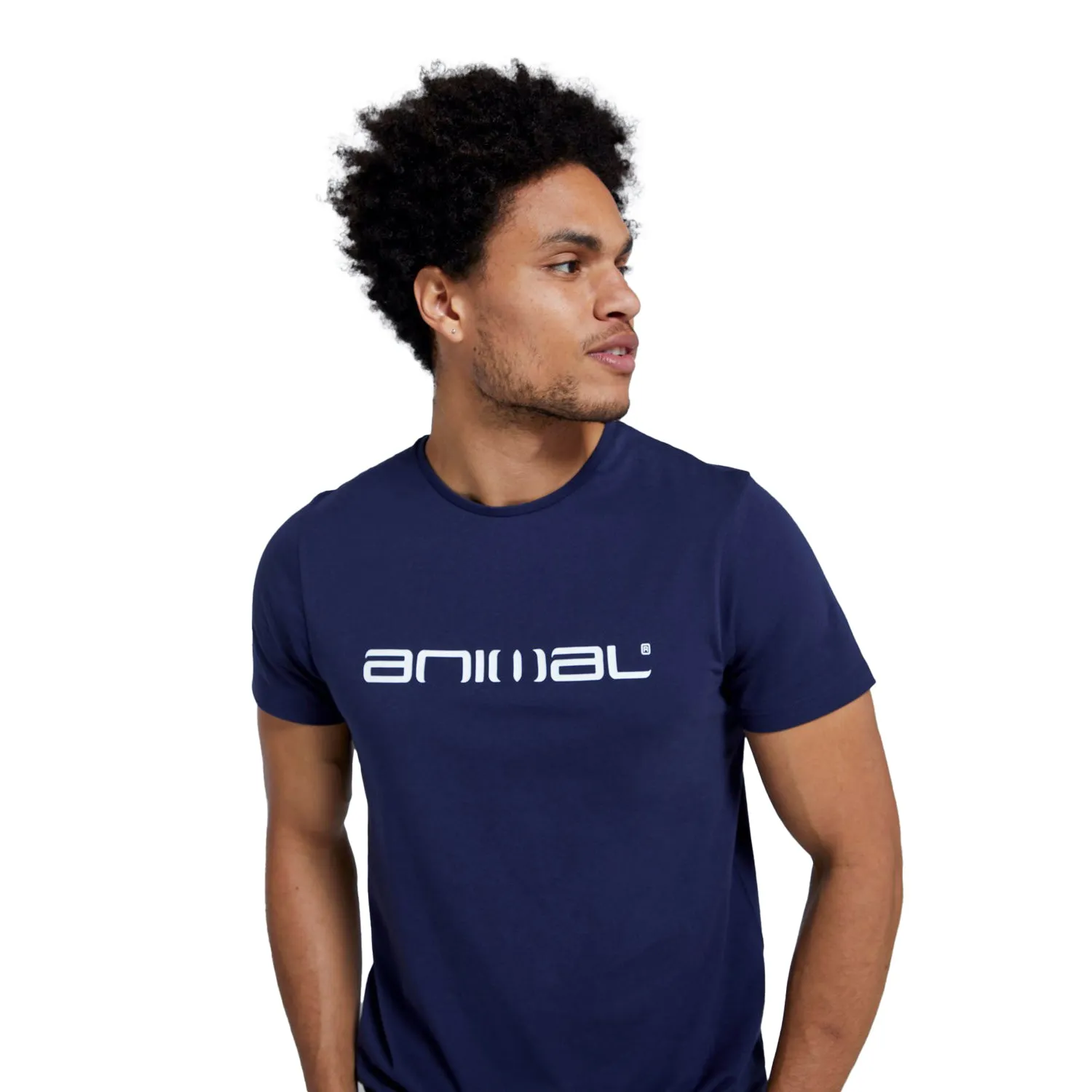 Animal Mens Classico Logo Organic T-Shirt