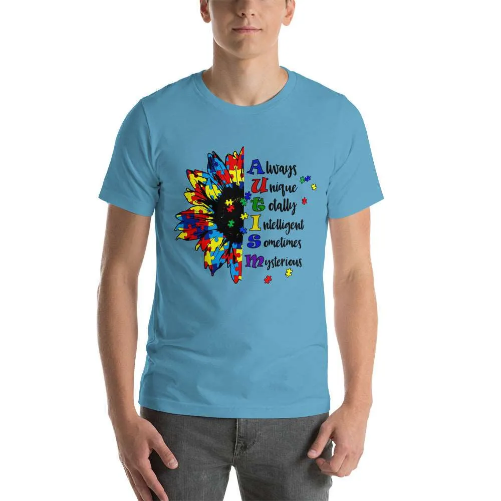 Autism Awareness T-Shirt Sunflower