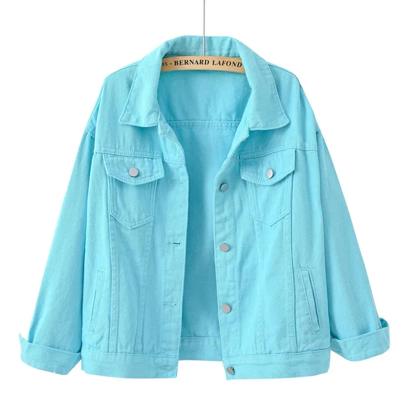 Autumn Loose Casual Outwear Denim Jackets