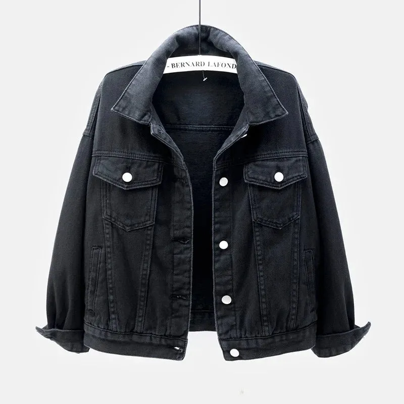 Autumn Loose Casual Outwear Denim Jackets