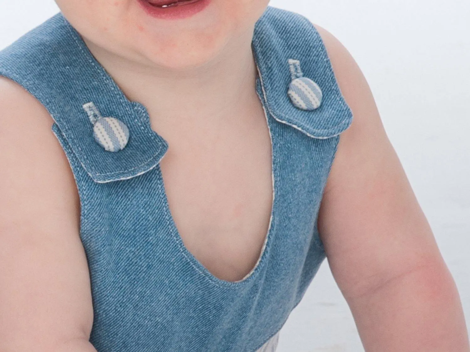 Baby overall sewing pattern ebook  pdf with straps BOBBY