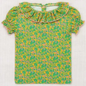 Balloon Sleeve Paloma Tee in Clover Tisbury Garden by Misha & Puff