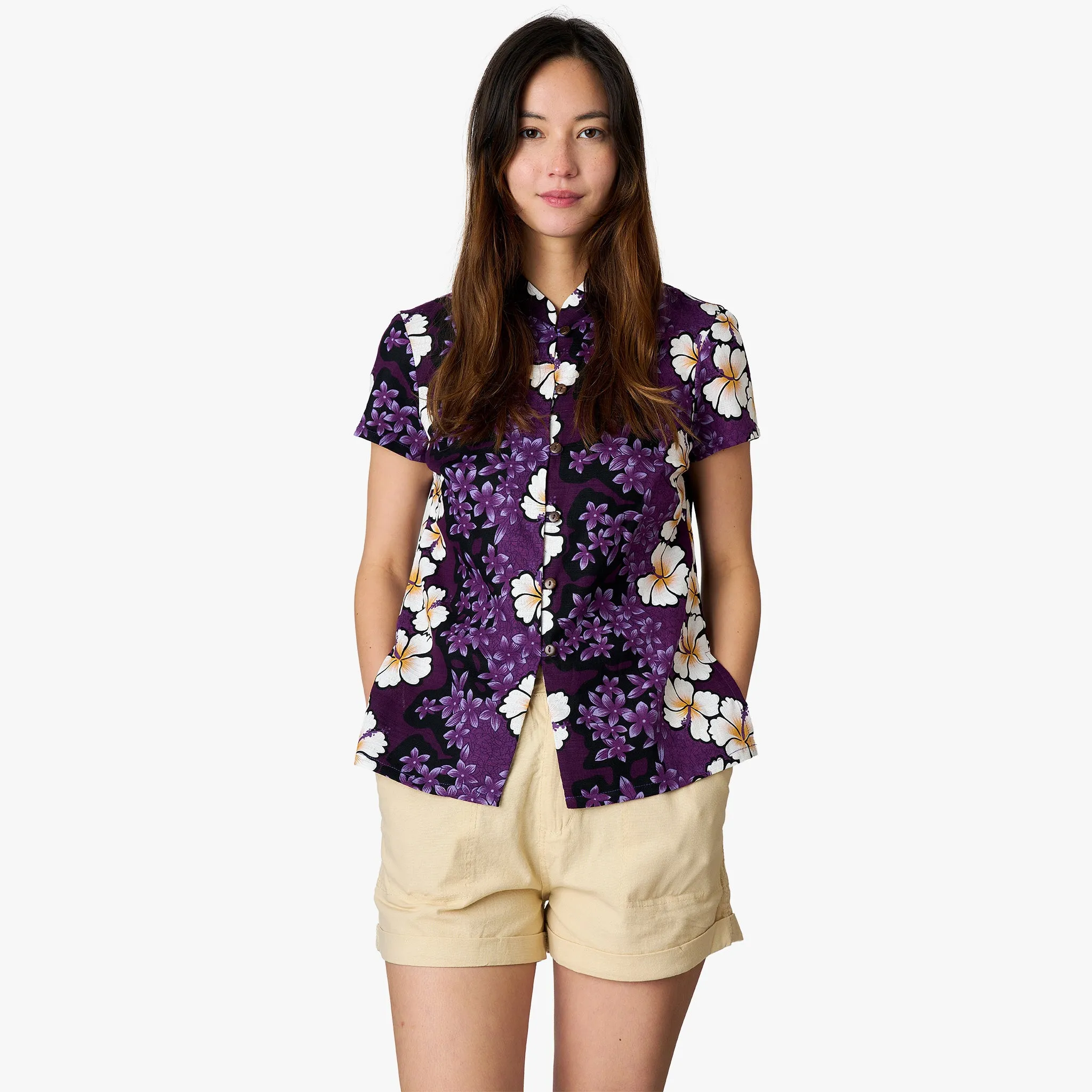 Blossoming Hibiscus Blouse