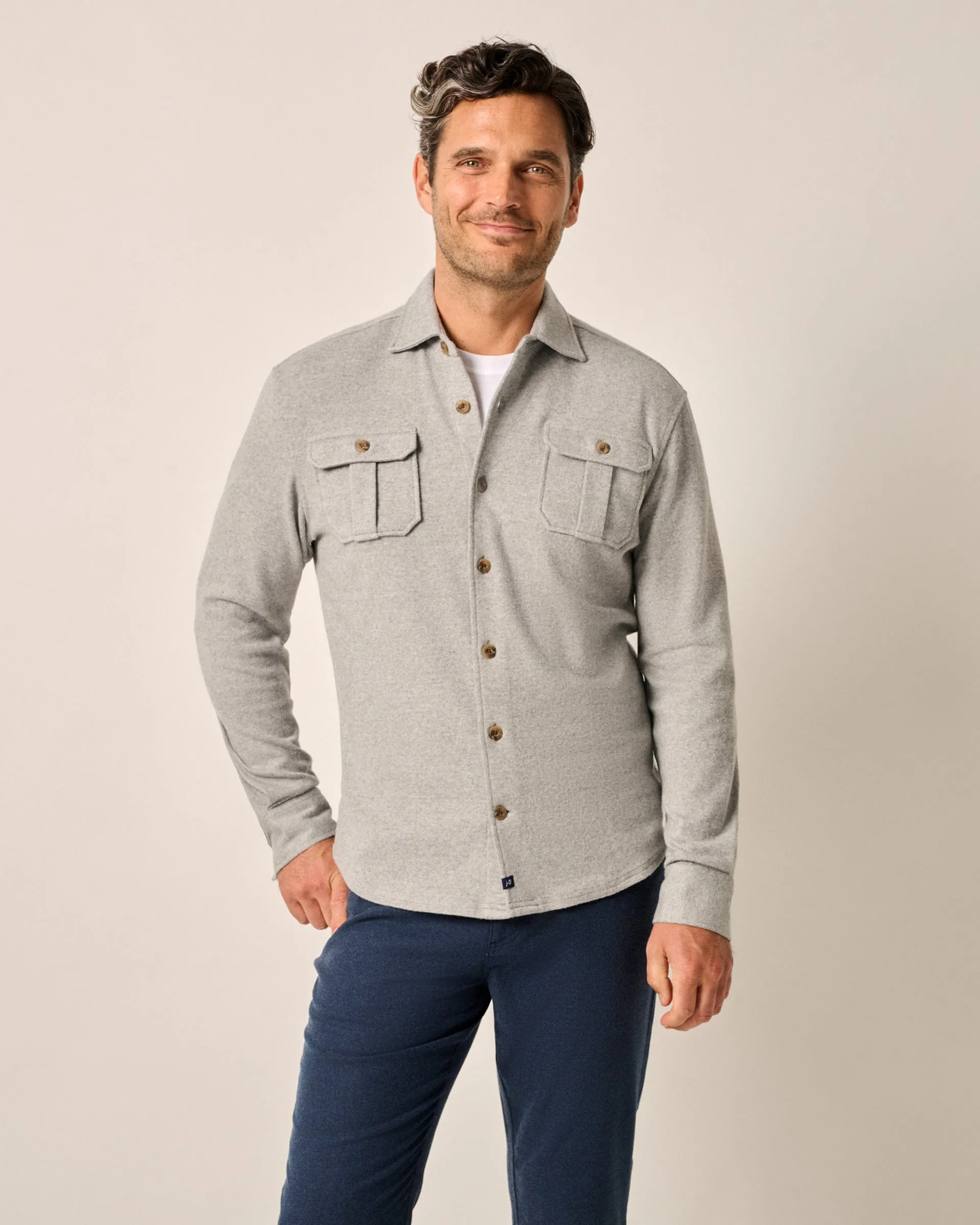 Brayden Stretch Flannel Lodge Shirt