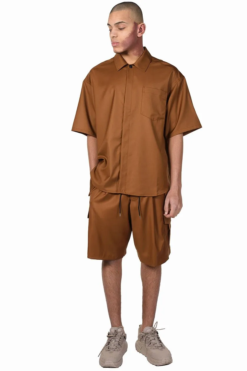 Brown Tobacco Minimal Shirt