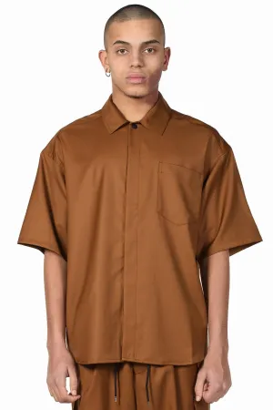 Brown Tobacco Minimal Shirt