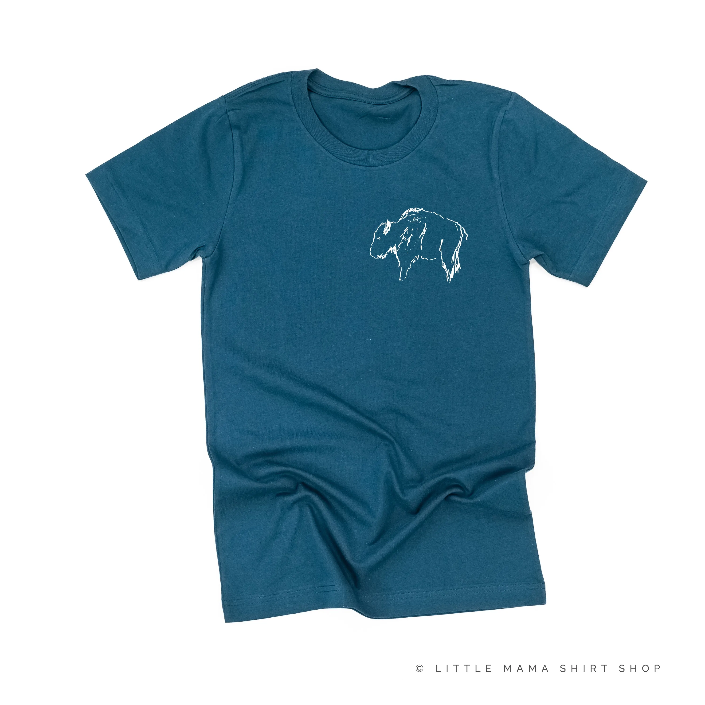 BUFFALO - Pocket Design - Unisex Tee