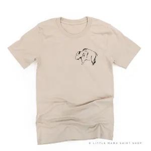 BUFFALO - Pocket Design - Unisex Tee