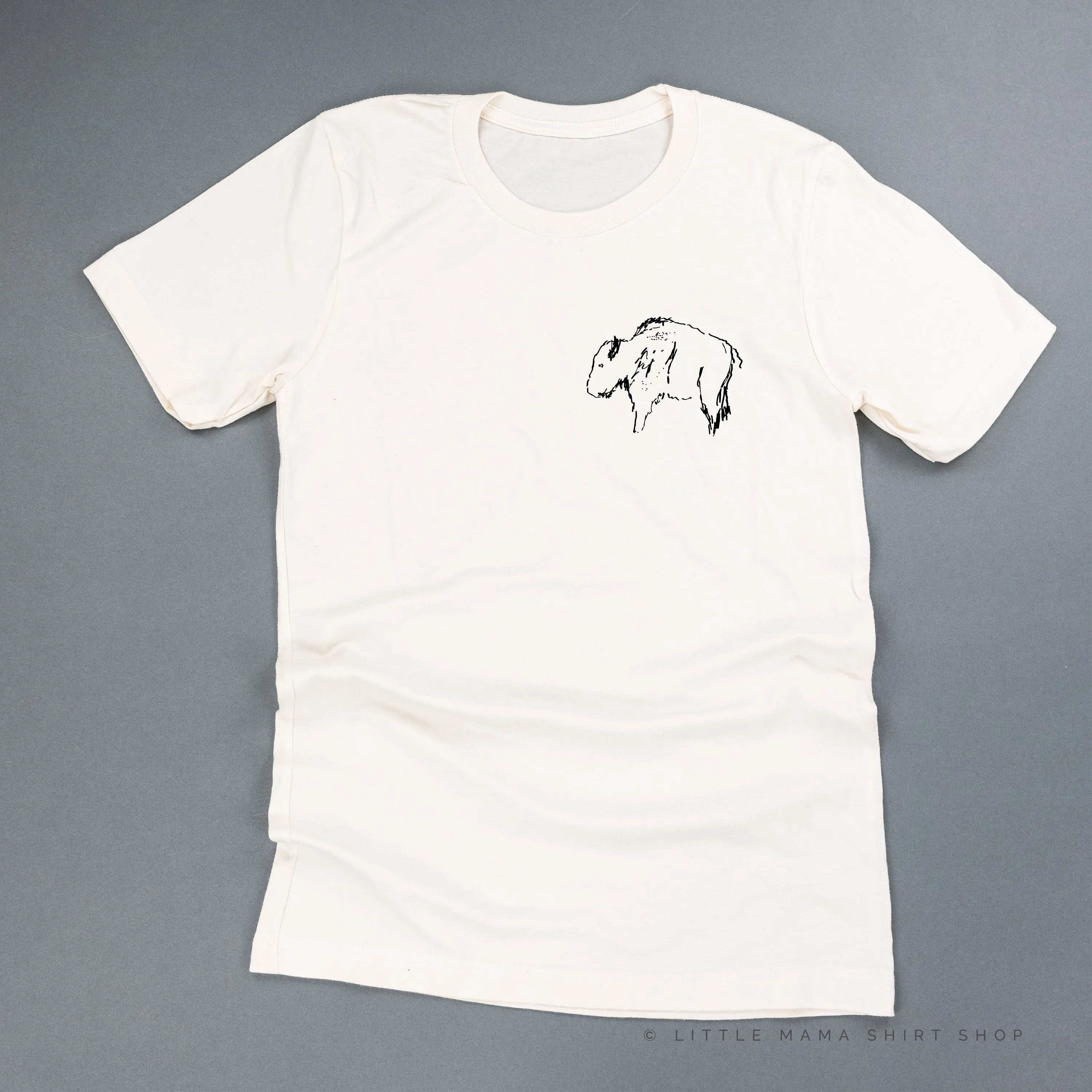 BUFFALO - Pocket Design - Unisex Tee