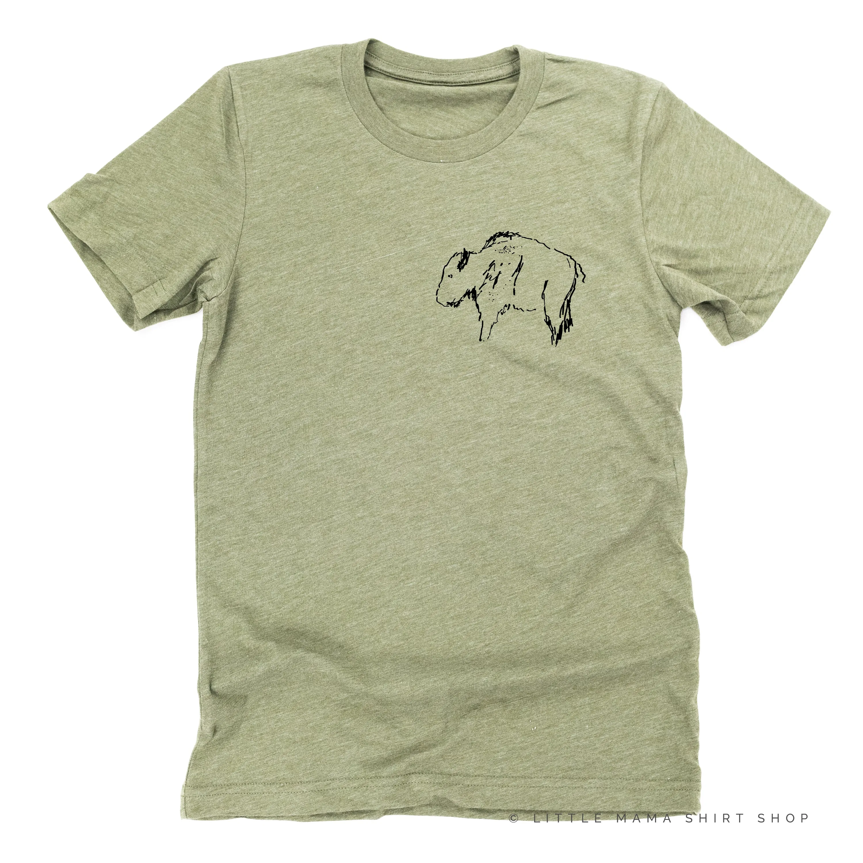 BUFFALO - Pocket Design - Unisex Tee