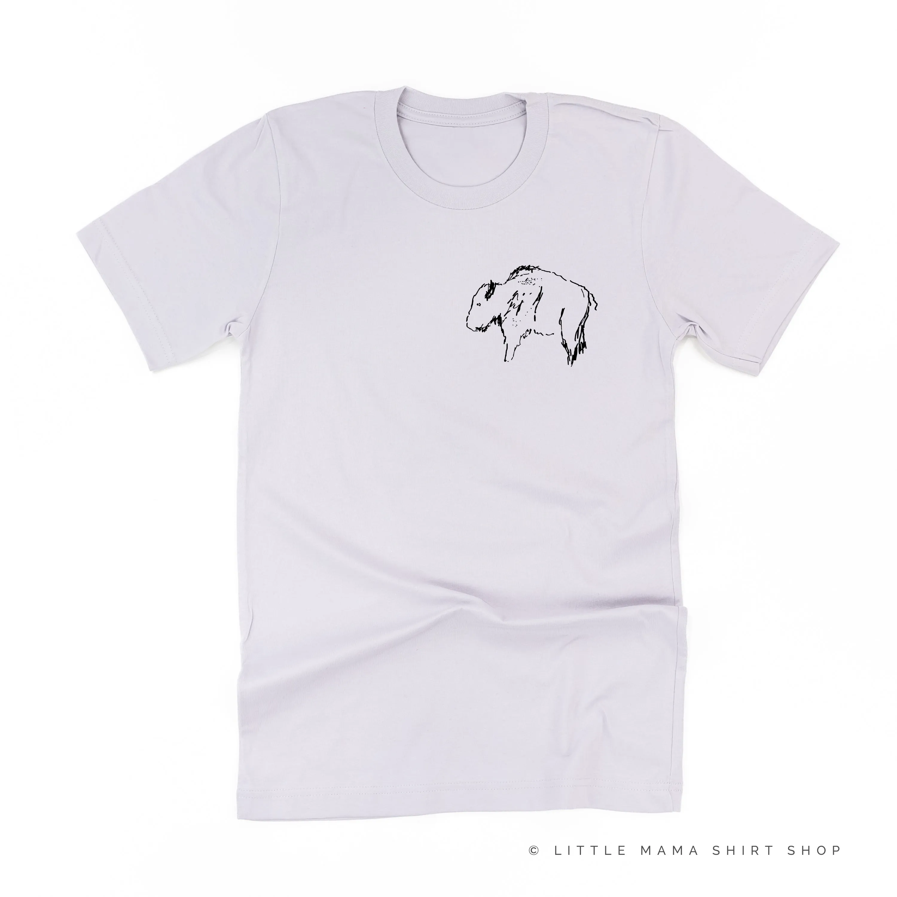 BUFFALO - Pocket Design - Unisex Tee