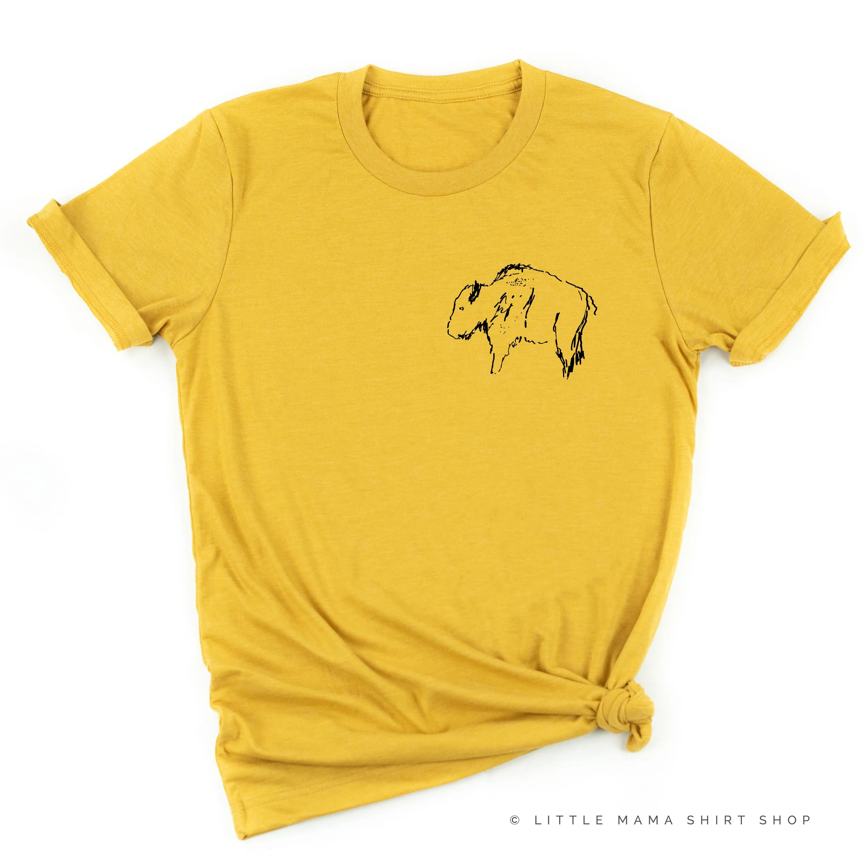 BUFFALO - Pocket Design - Unisex Tee