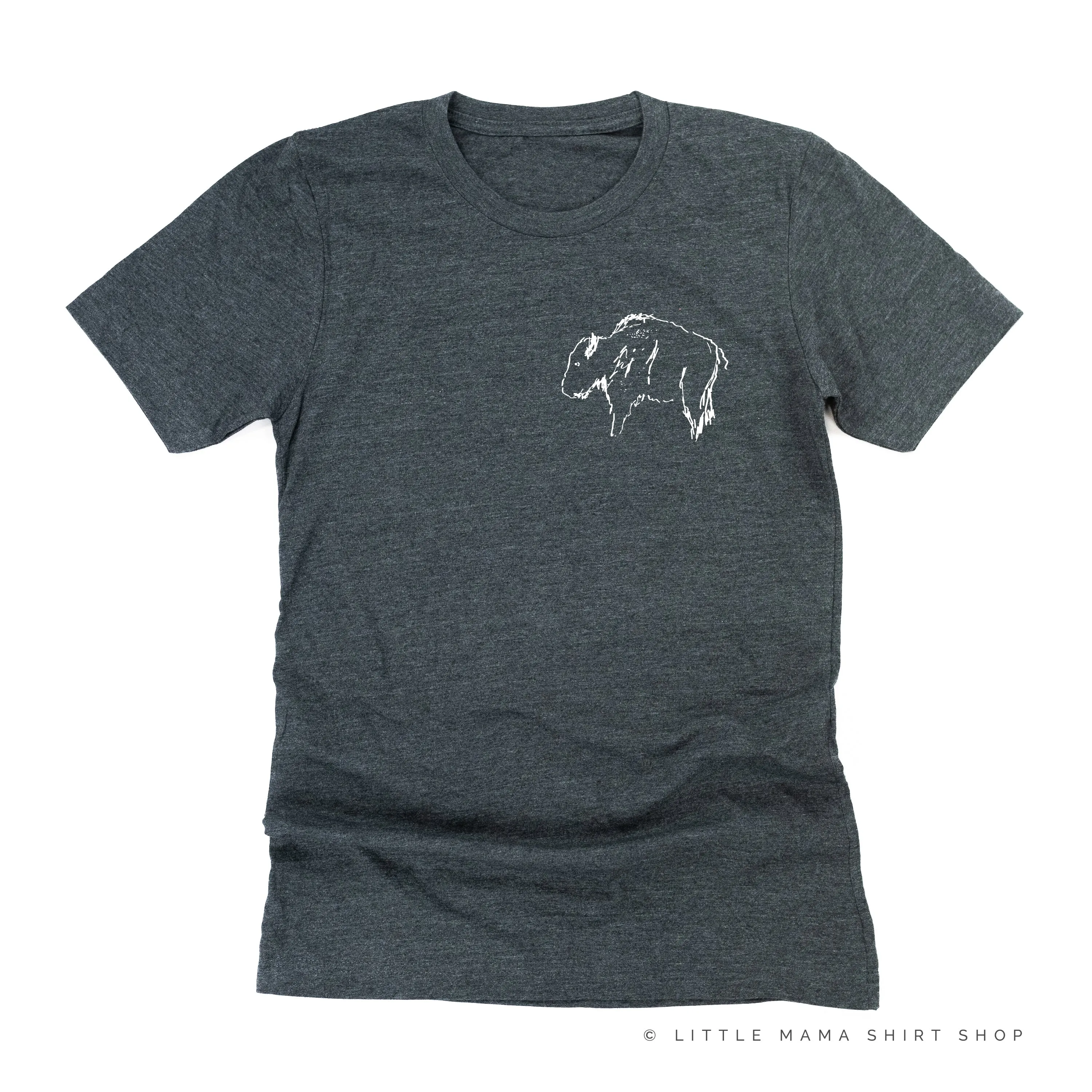 BUFFALO - Pocket Design - Unisex Tee