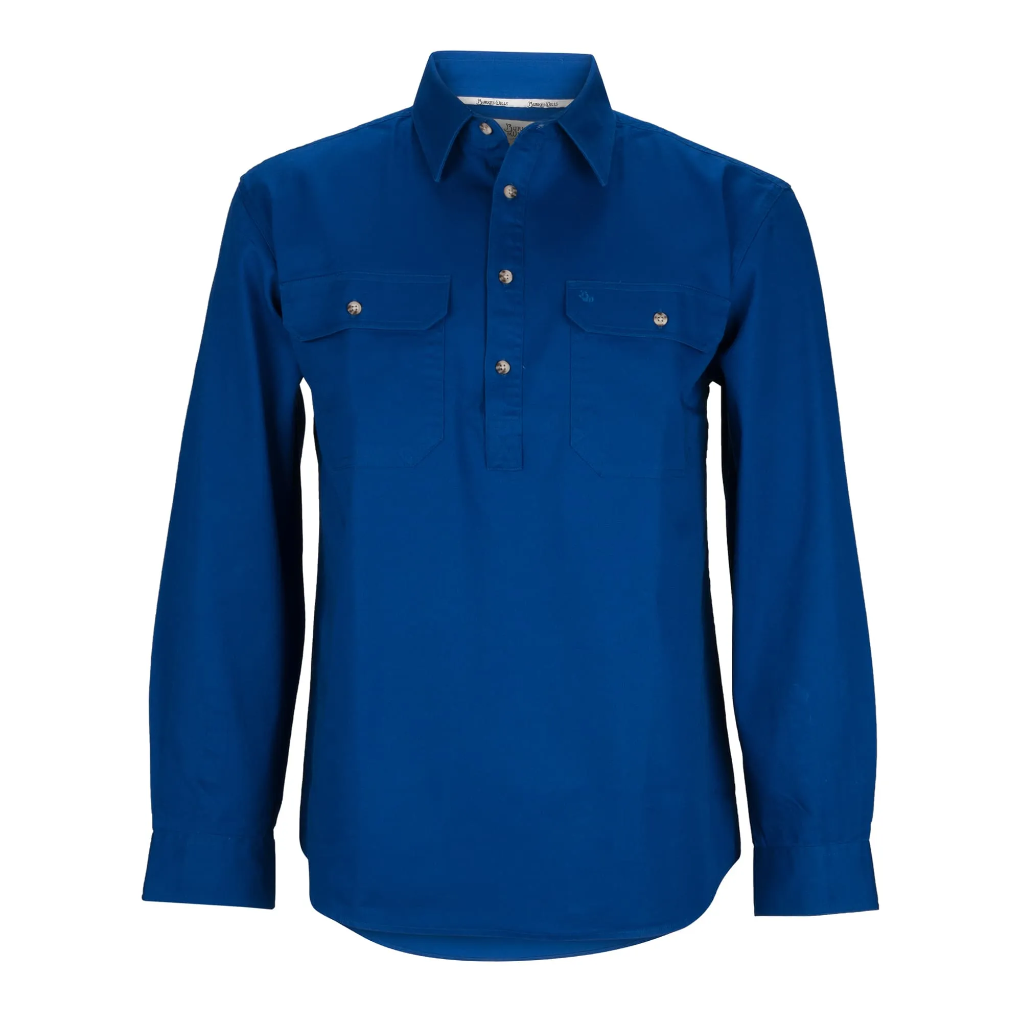 Burke & Wills Men's Flinders Shirt | Royal Blue