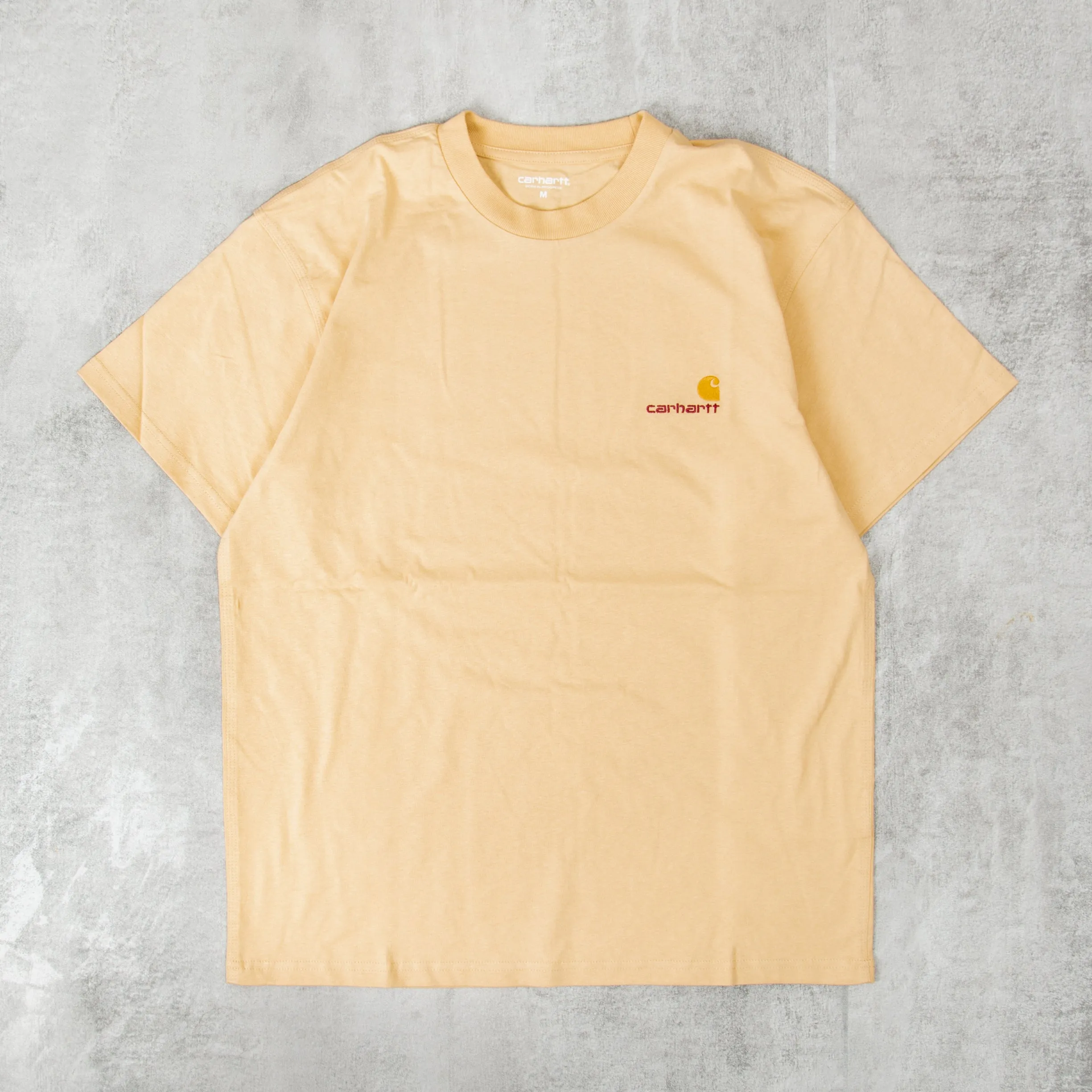 Carhartt WIP American Script S/S Tee - Rattan