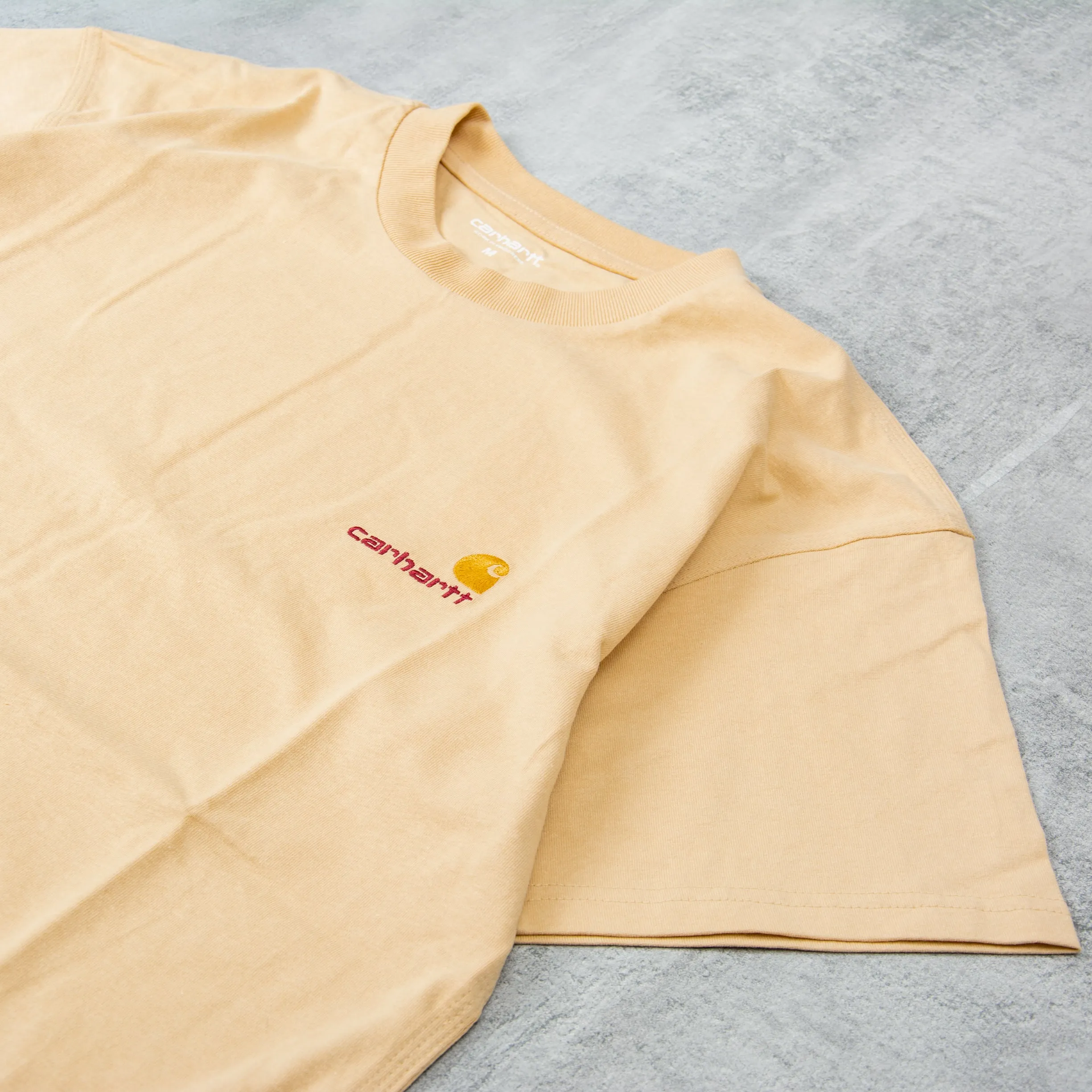 Carhartt WIP American Script S/S Tee - Rattan