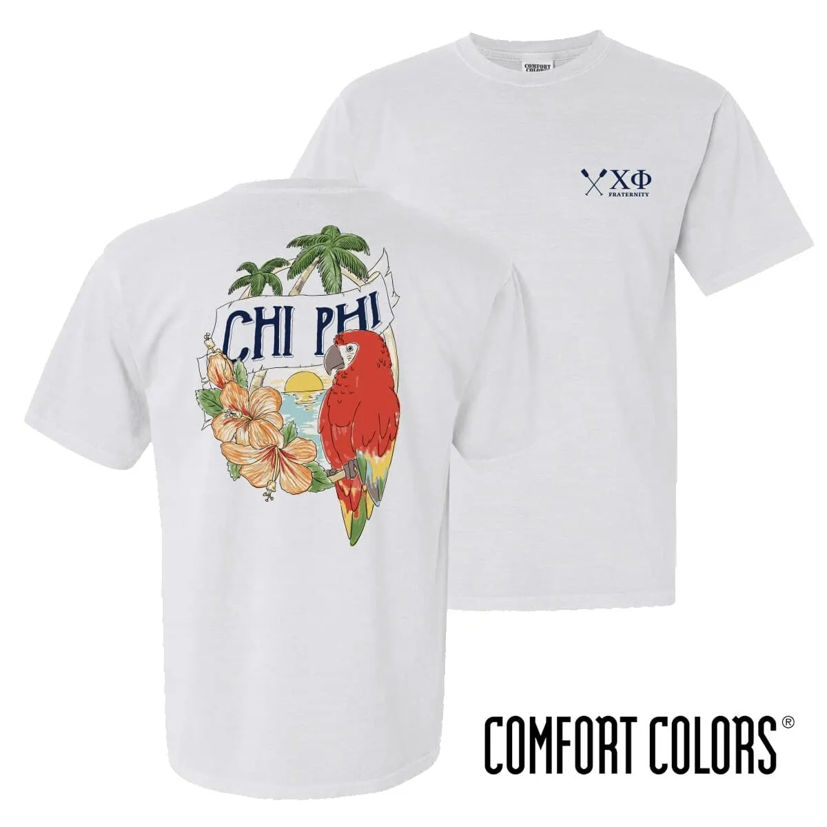 Chi Phi Comfort Colors Tropical Tee