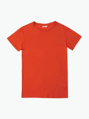 Crew Neck Modal-Blend Pocket T-shirt Basketball