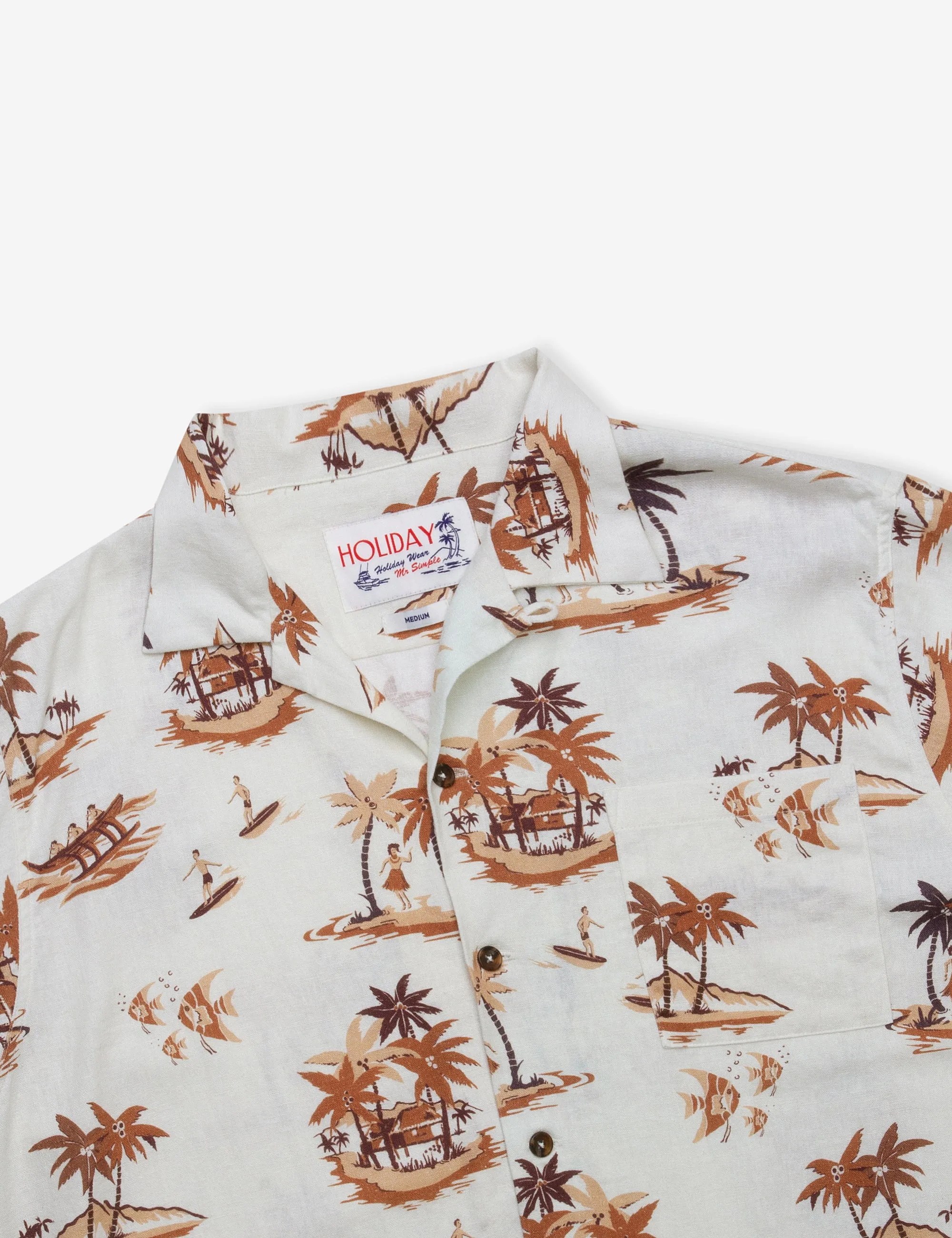 Cuban Short Sleeve Shirt - Hola