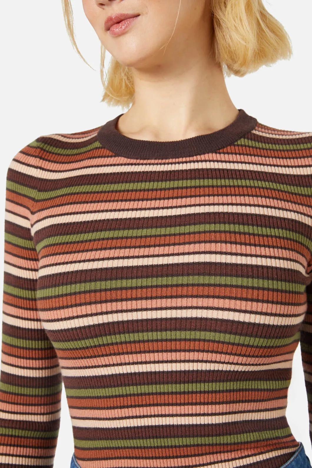 Darcy Stripe Knit Top