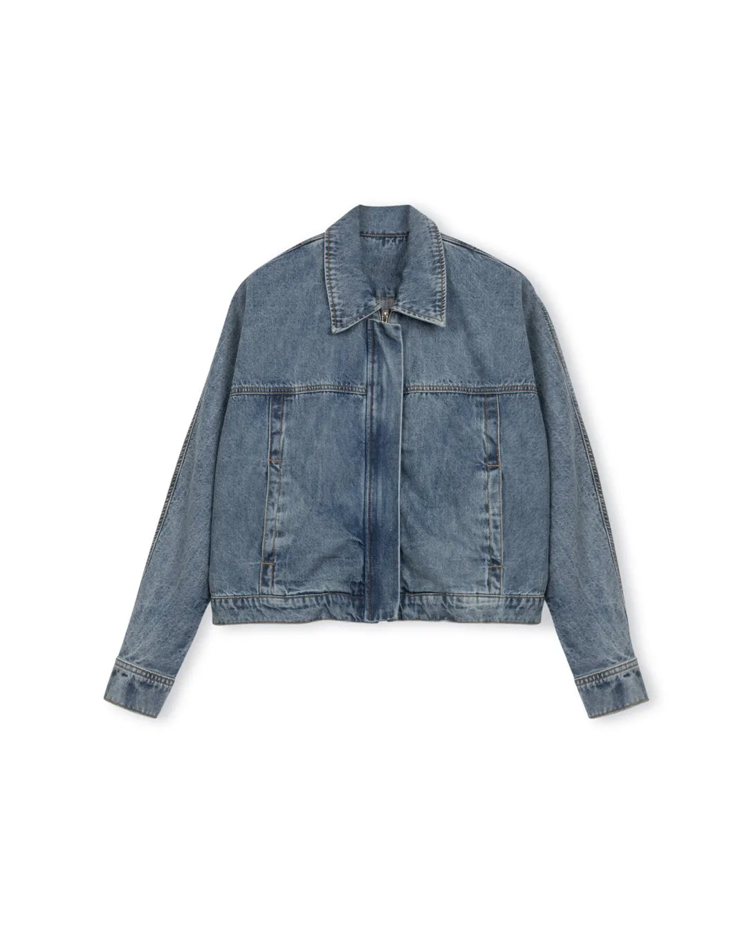 Denim Crop Jacket