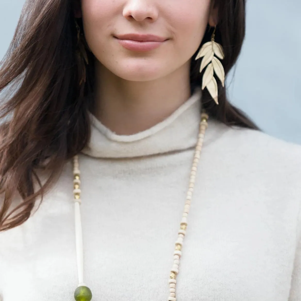 Eucalyptus Dangle Earrings