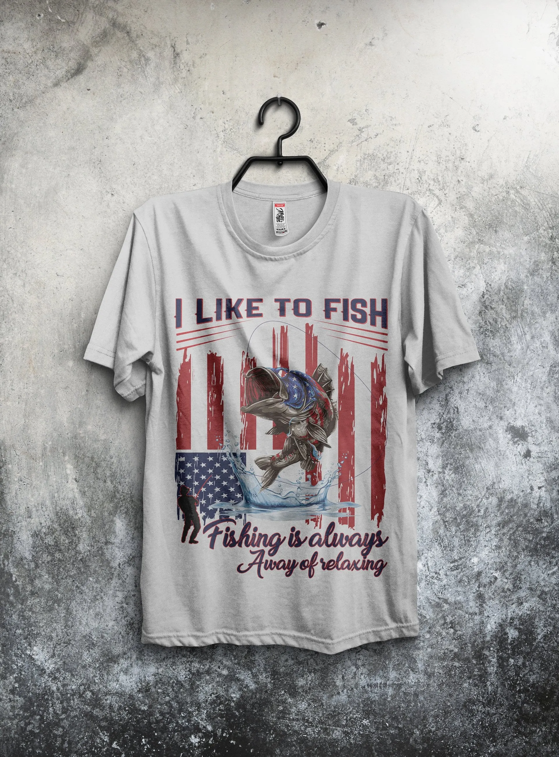 Fishing T-Shirts Design Bundle With Free Mockup