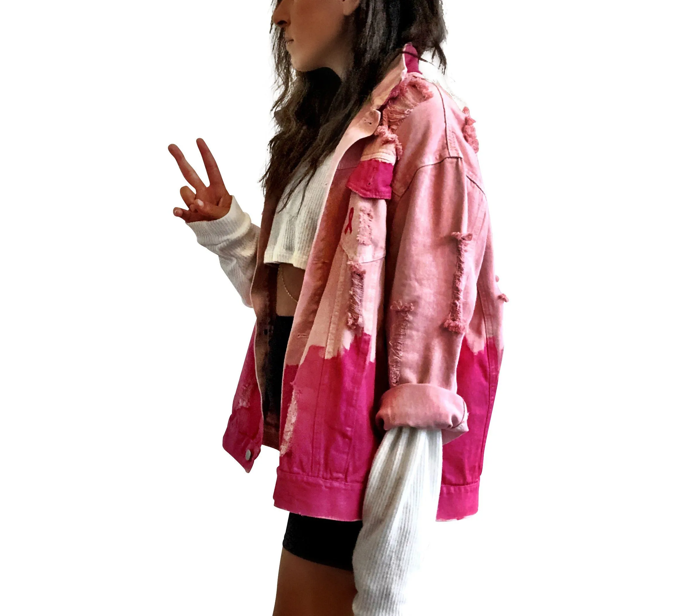 'FOR THE GIRLS' DENIM JACKET