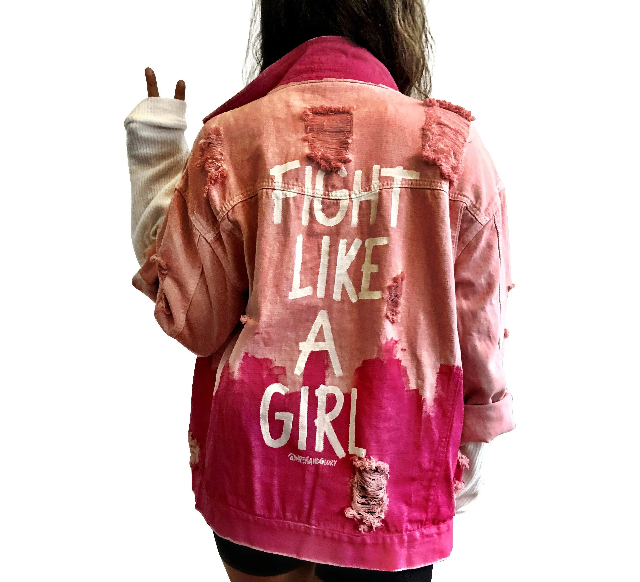 'FOR THE GIRLS' DENIM JACKET