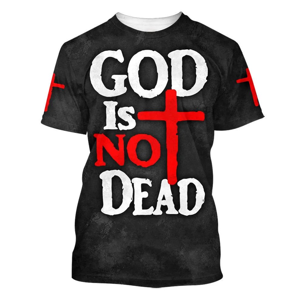 God Is Not Dead 3d All Over Print Shirt - Christian 3d Shirts For Men Women