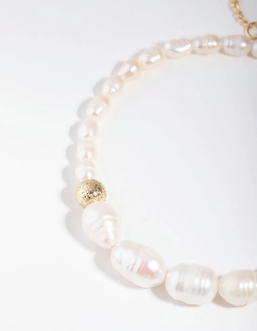 Gold Plated Freshwater Pearl Bracelet