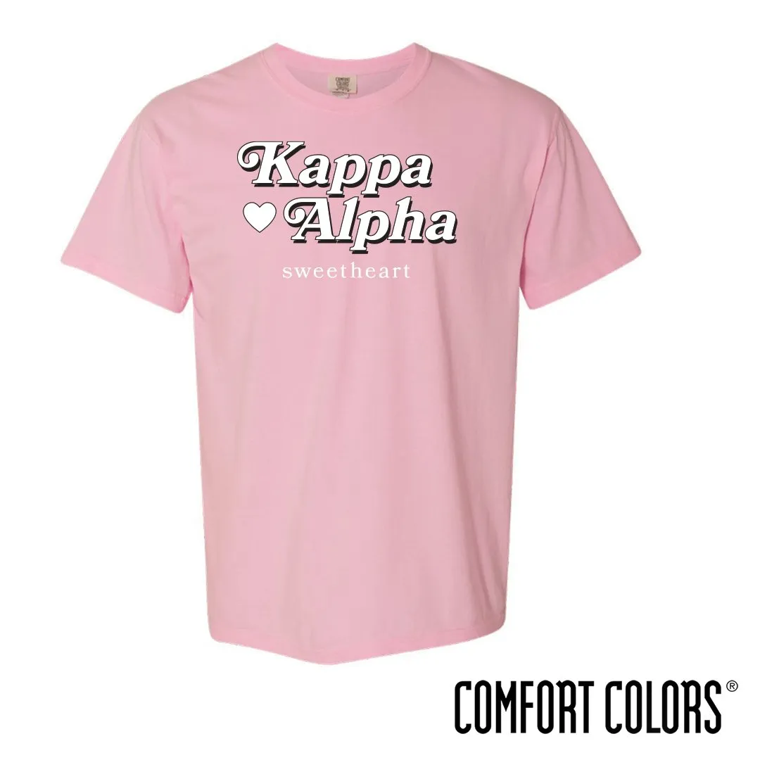 Kappa Alpha Comfort Colors Retro Sweetheart Tee