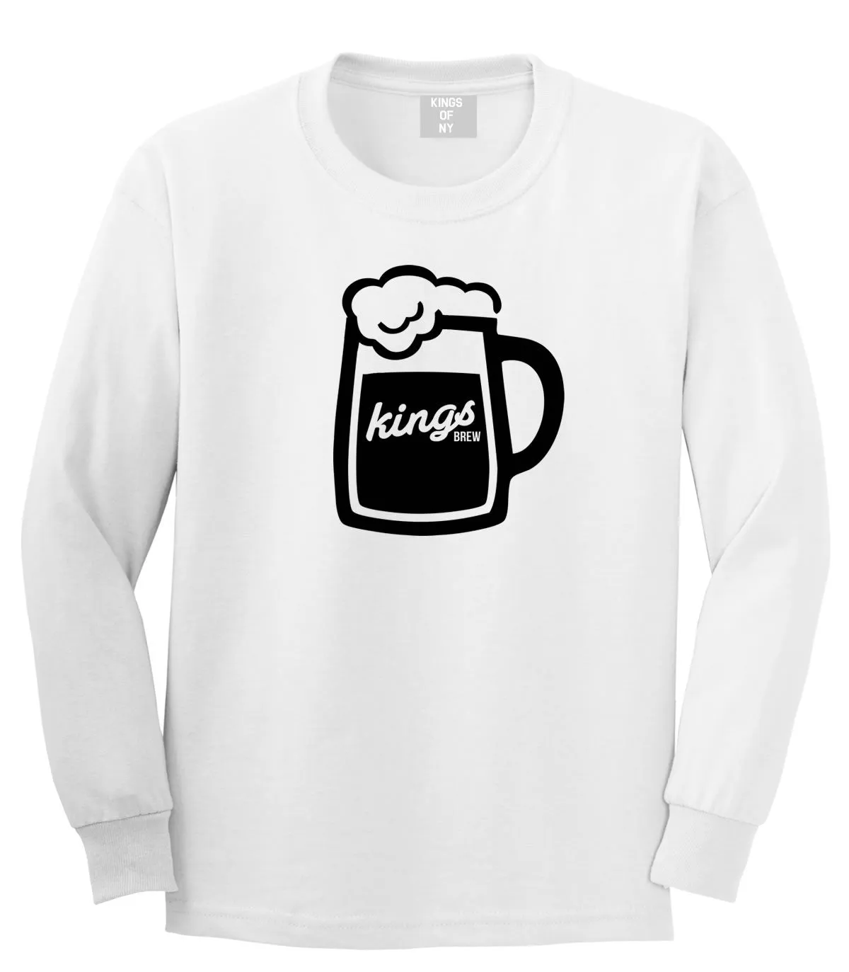 Kings Brew Beer Pint Long Sleeve T-Shirt