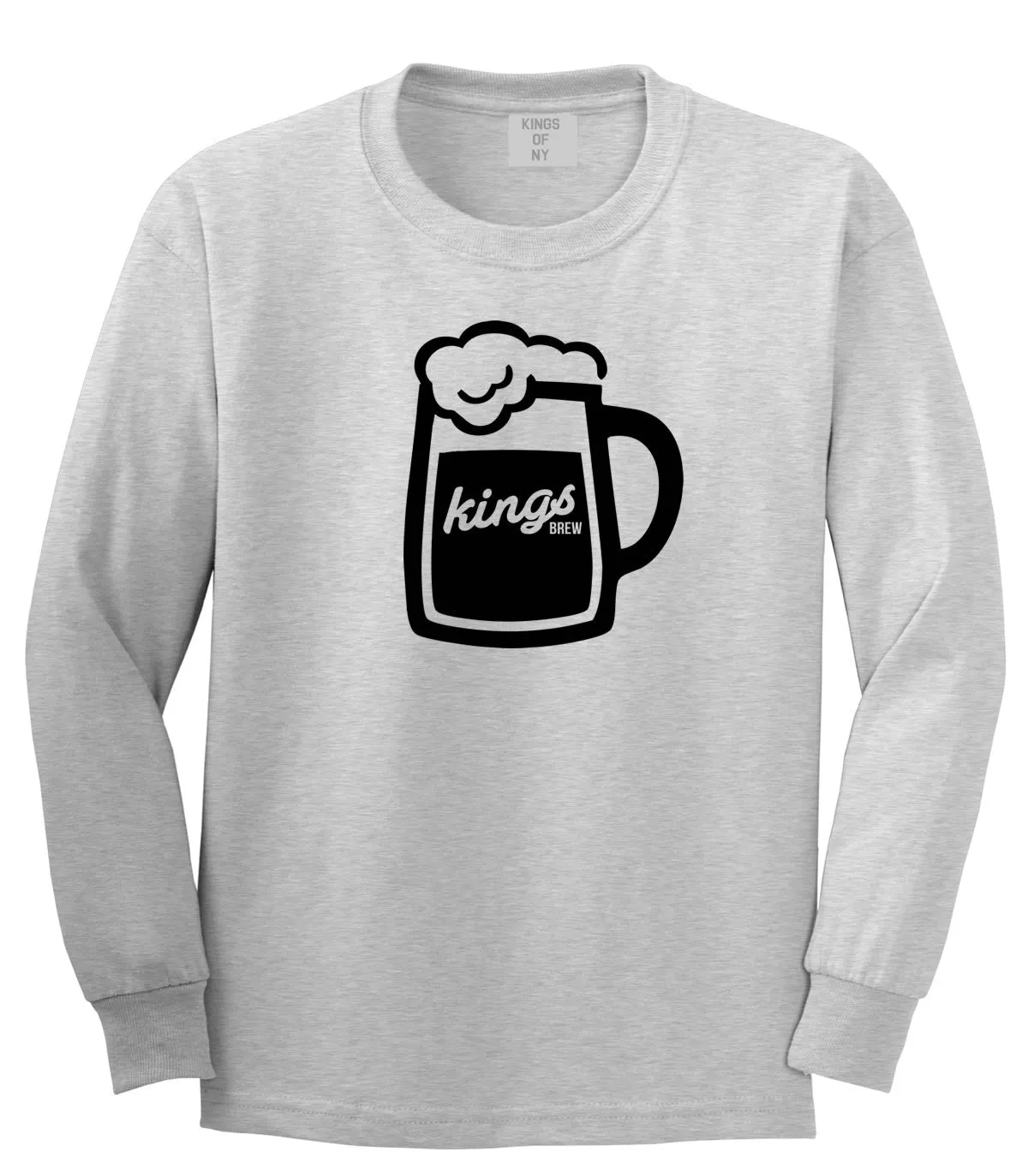 Kings Brew Beer Pint Long Sleeve T-Shirt