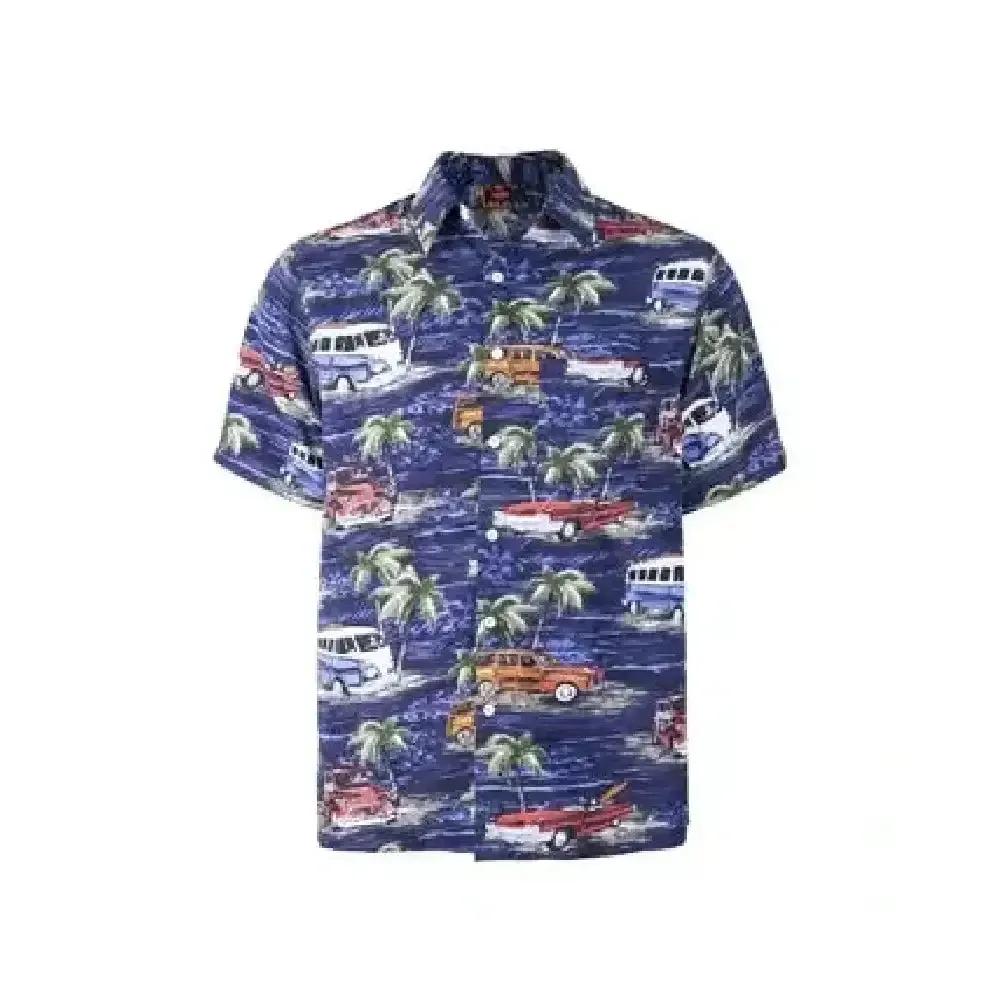 Men's Button Down Hawaiian Shirt