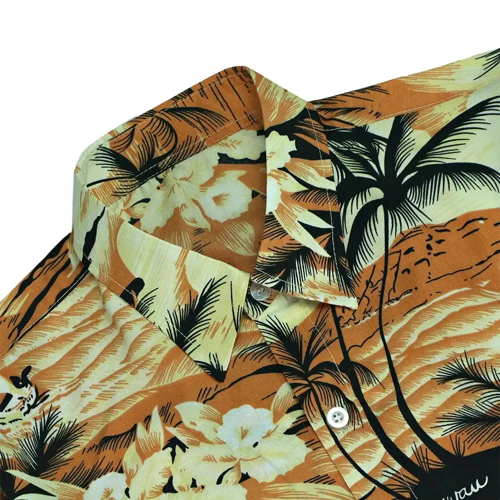 Men's Button Down Hawaiian Shirt