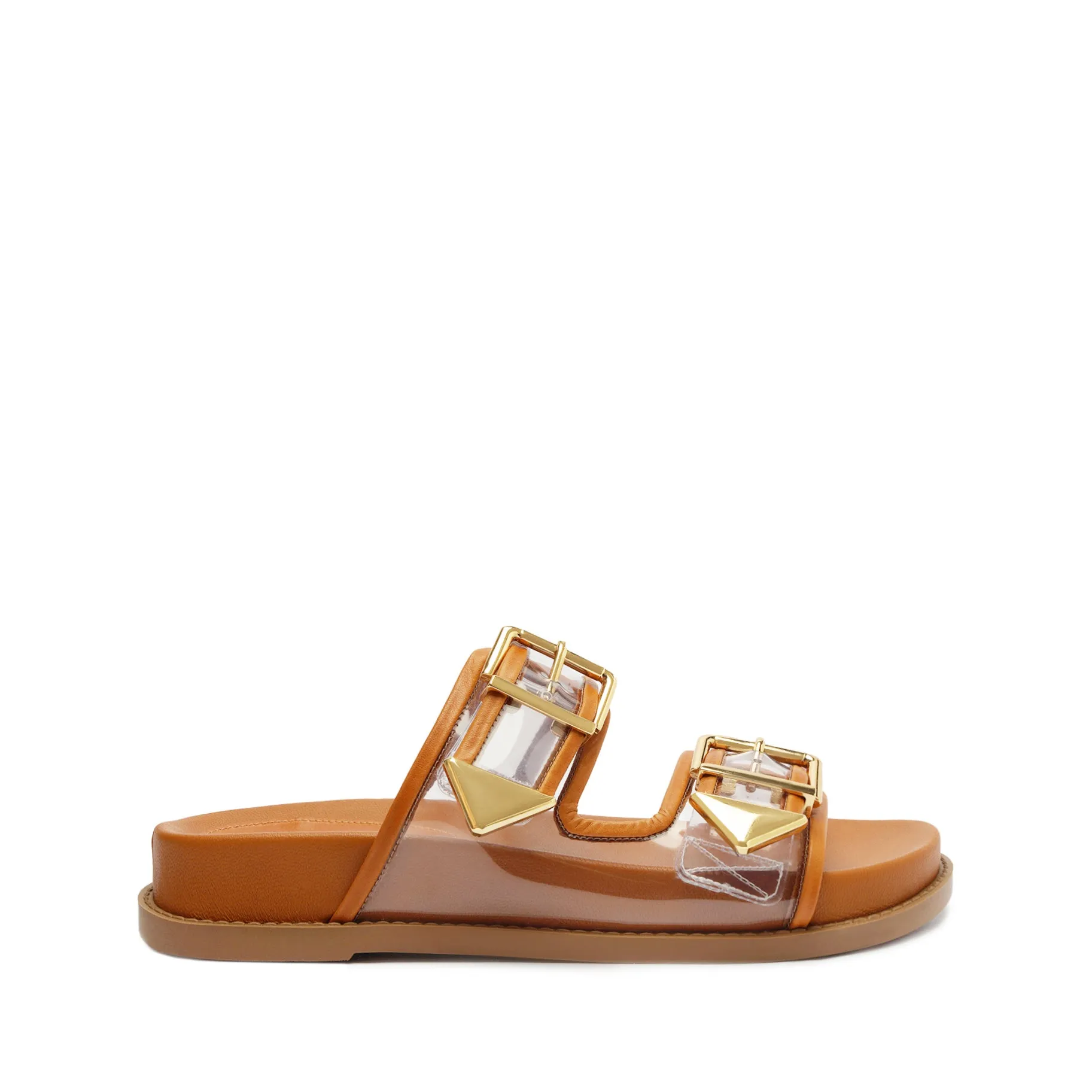 Naomi Sporty Vinyl & Metallic Sandal