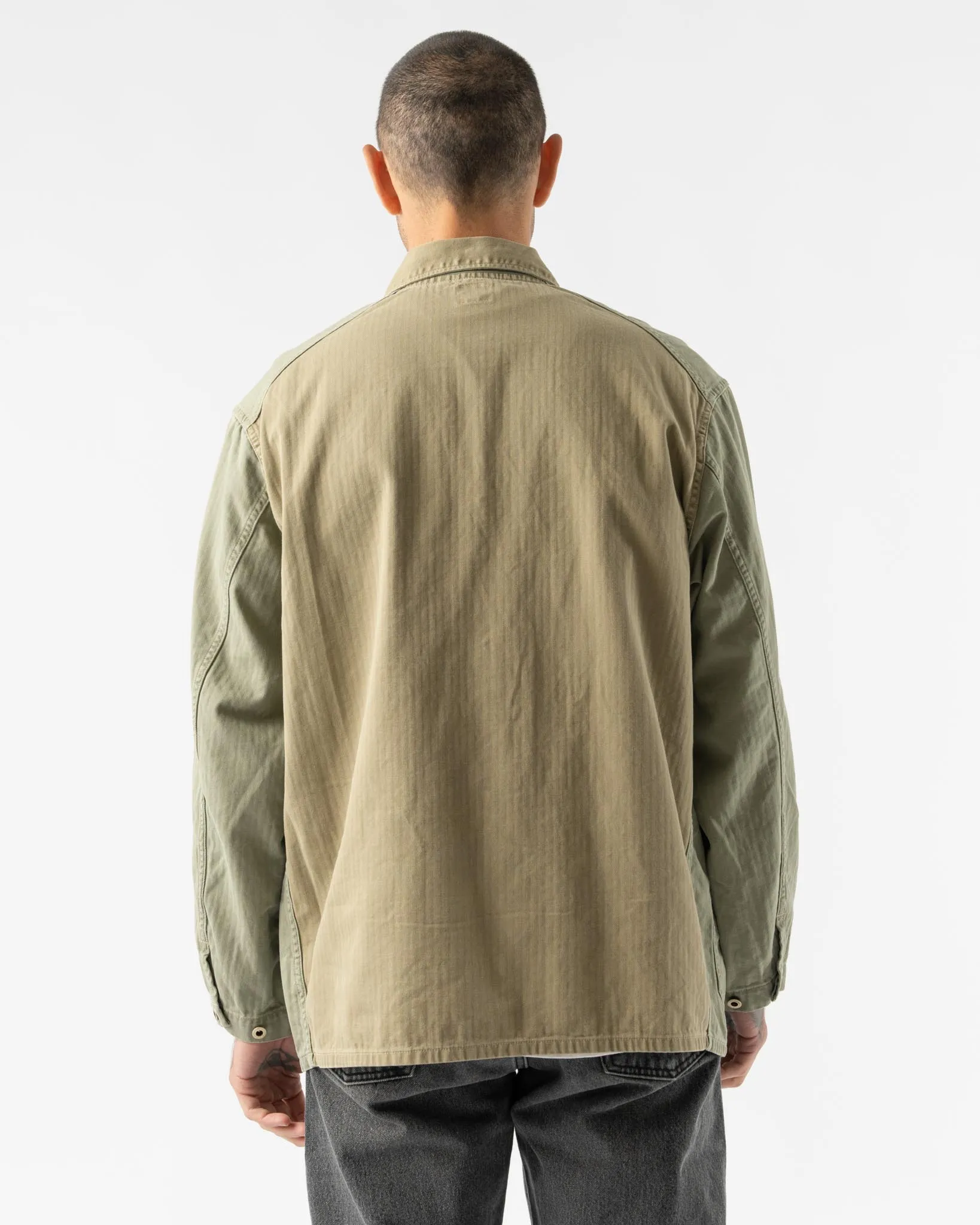 orSlow Herringbone Utility Coverall in Green